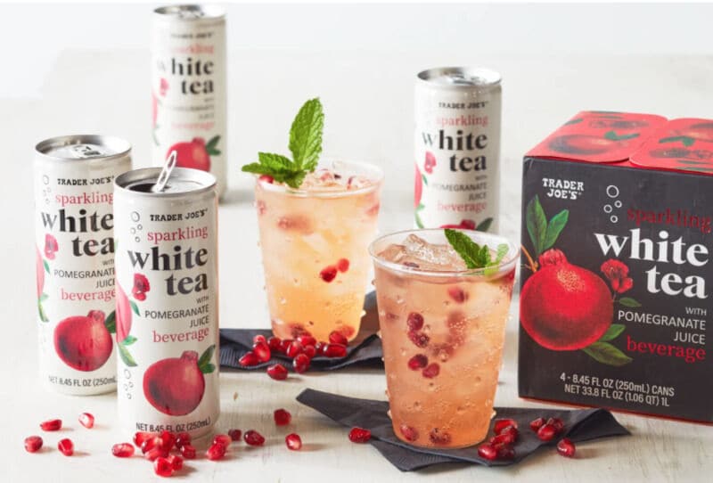 Sparkling Pomegranate Teas