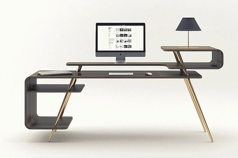 Multilevel Minimalist Office Furniture