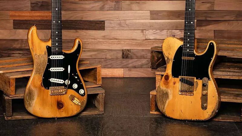 Nightclub-Derived Wood Guitars