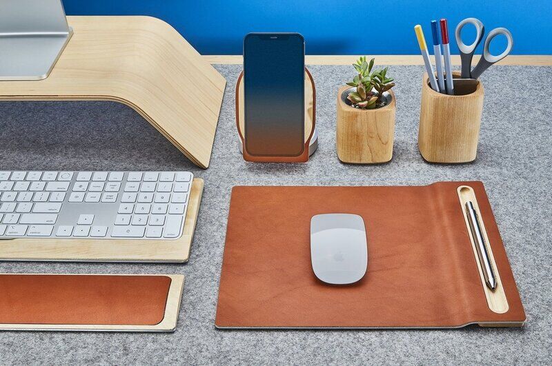 Luxe Leather Construction Mousepads