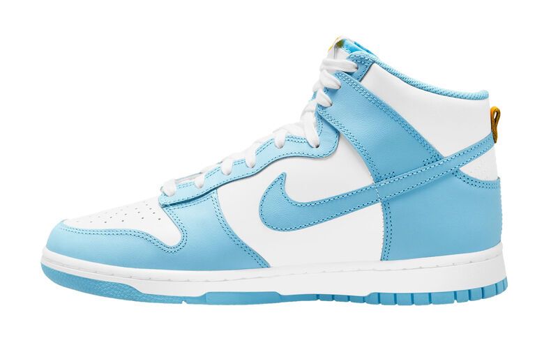 Baby Blue High-Top Sneakers : Nike Dunk High 'Blue Chill