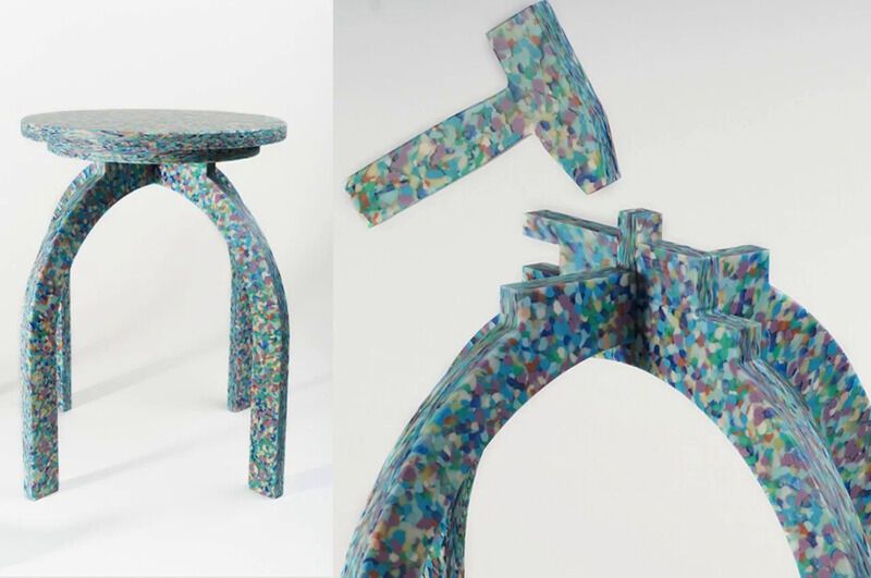 Recycled Mono-Material Stools