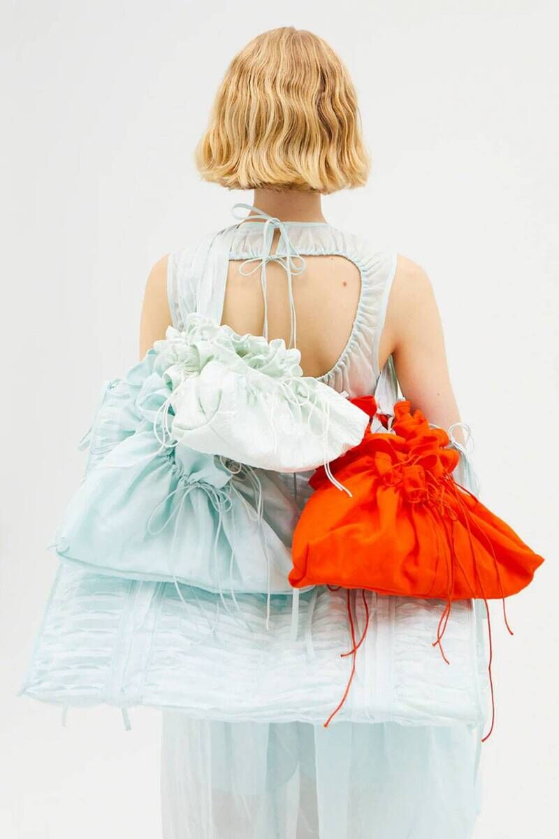 Delicate Ruffled Bags : Ruffle Bags