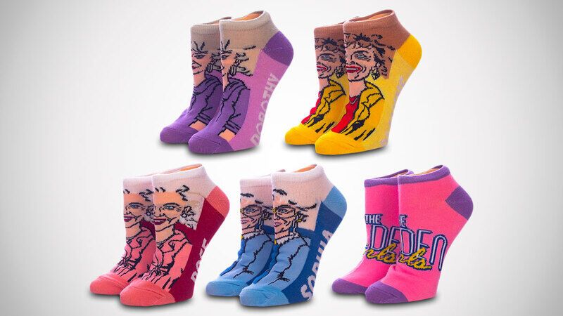 Senior Sitcom-Themed Socks