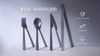 Sleek Eco-Friendly Cutlery Main Gallery Image