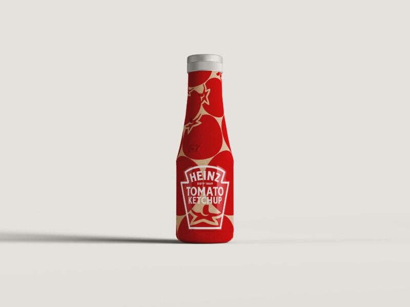 Paper Ketchup Bottles