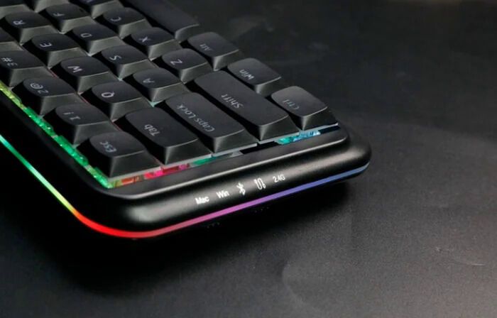 Vibrant Low-Profile Mechanical Keyboards