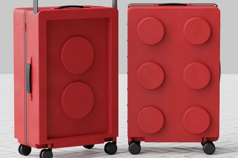 Building Block-Inspired Suitcases