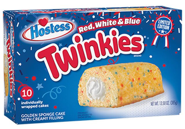 Patriotic Sprinkle-Infused Snack Cakes