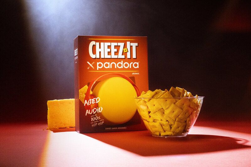 Sonically Aged Cheese Snacks