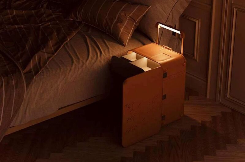 Bedside Table-Equipped Suitcases