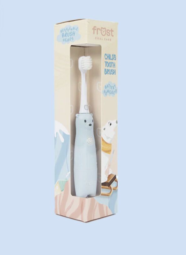 Bear-Shaped Battery-Powered Toothbrushes