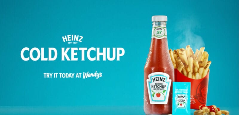 Chilled Ketchup Bottles