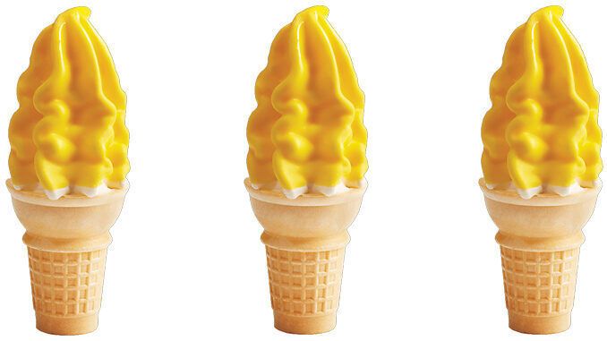 Refreshing Citrusy Dipped Cones