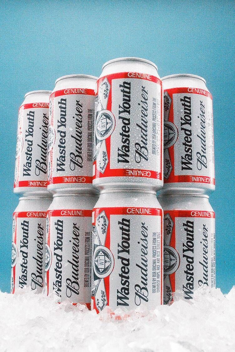 純正ショップ Wasted Youth x Budweiser Sticker Case