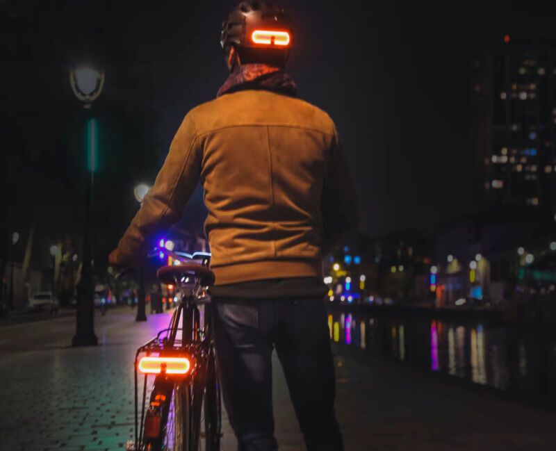 Lever-Triggered Bike Brake Lights