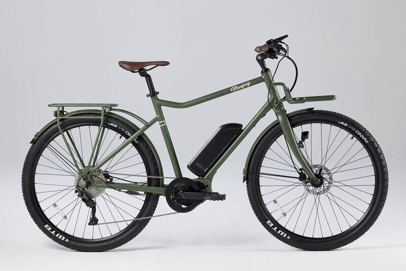 Dark Green Electric Bicycles