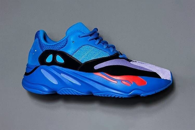 Stark Blue Panelled Sneakers