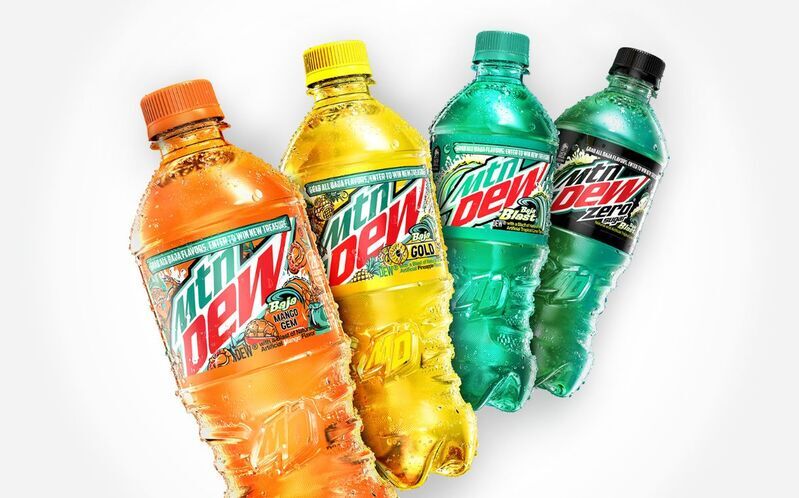 Limited-Edition Soda Flavors : MTN DEW Baja Blast