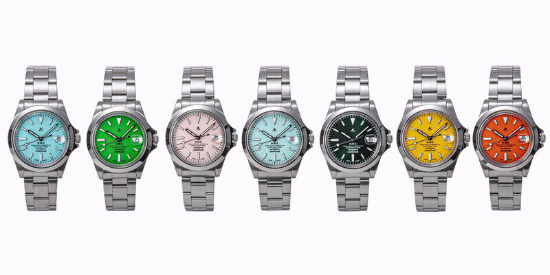 Colorful Steel Watch Collections