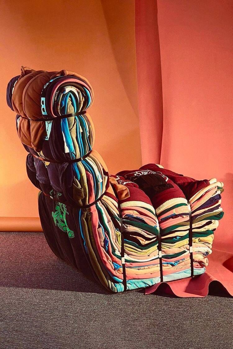 Apparel-Constructed Chair Designs