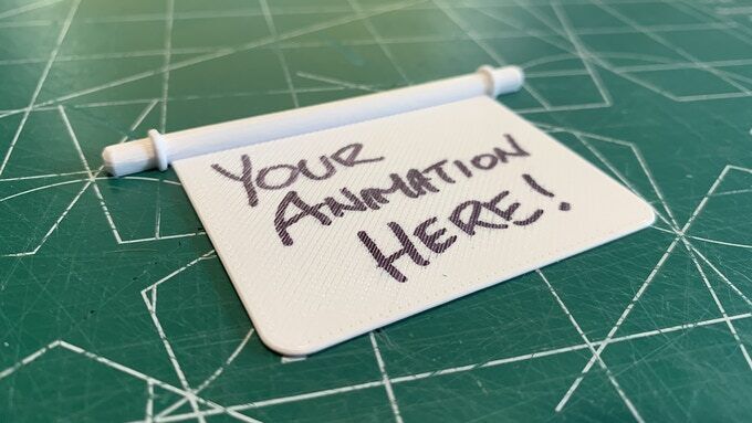 3D-Printed Flip Books
