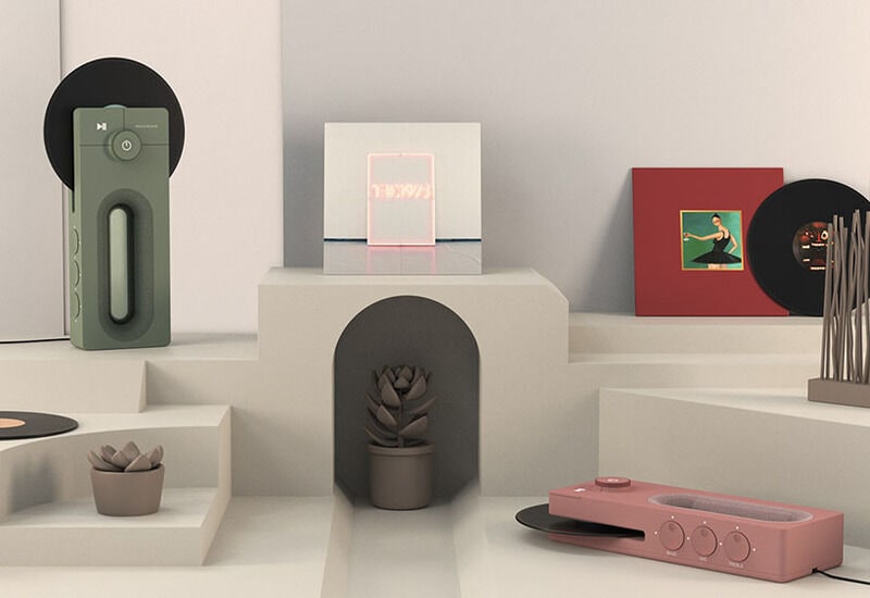 Modernized Millennial Record Players