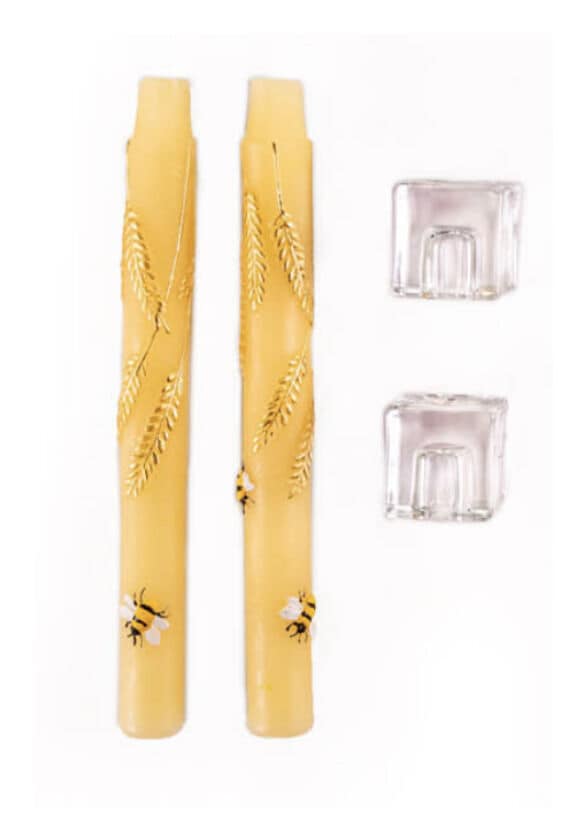 Adorable Bee-Inspired Candlesticks