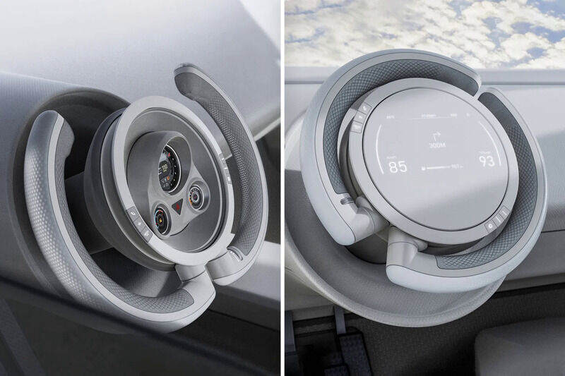 Adaptable Shapeshifting Steering Wheels