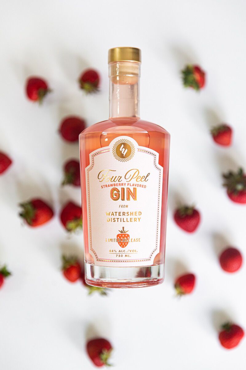 Strawberry-Flavored Pink Gins
