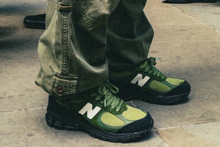 Earthy Green Tonal Sneakers