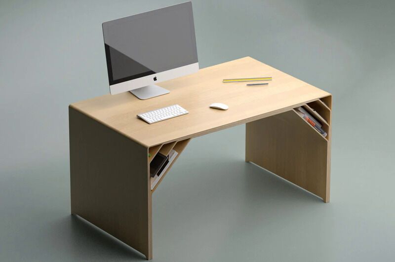 Single-Piece Construction Workstations : Nook desk
