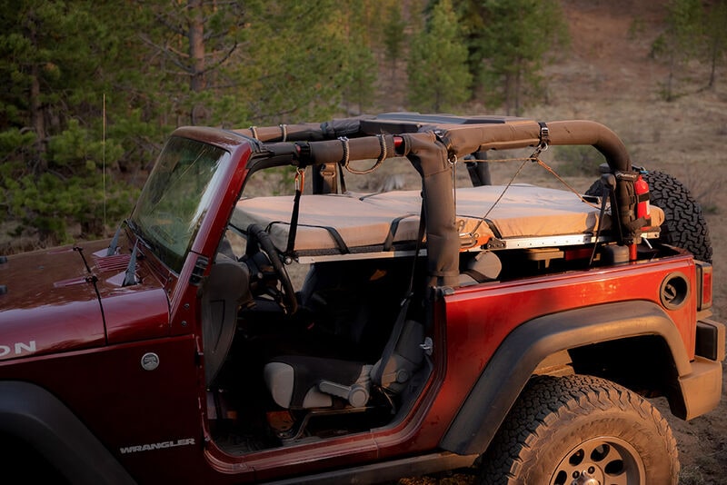 Foldable Overlanding Vehicle Beds