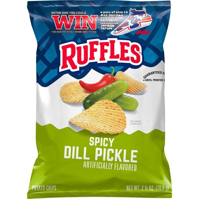 Spiced Pickle-Forward Snack Chips