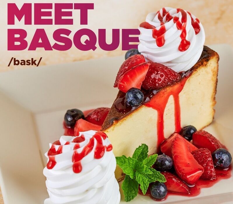 Berry-Topped Basque Cheesecakes