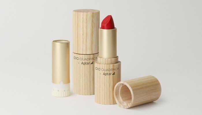 wooden lipstick tube