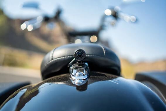 Dual-Lens Motorcyclist Cameras