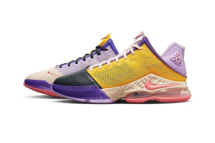 laker color basketball shoes