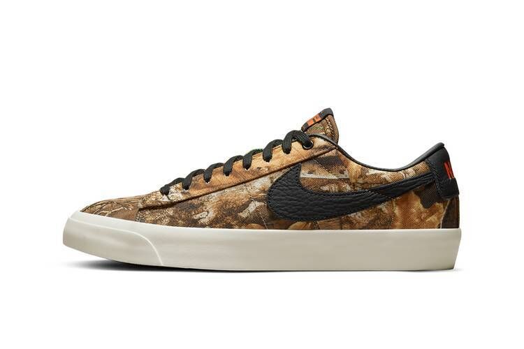 Camo-Printed Skateboarding Sneakers