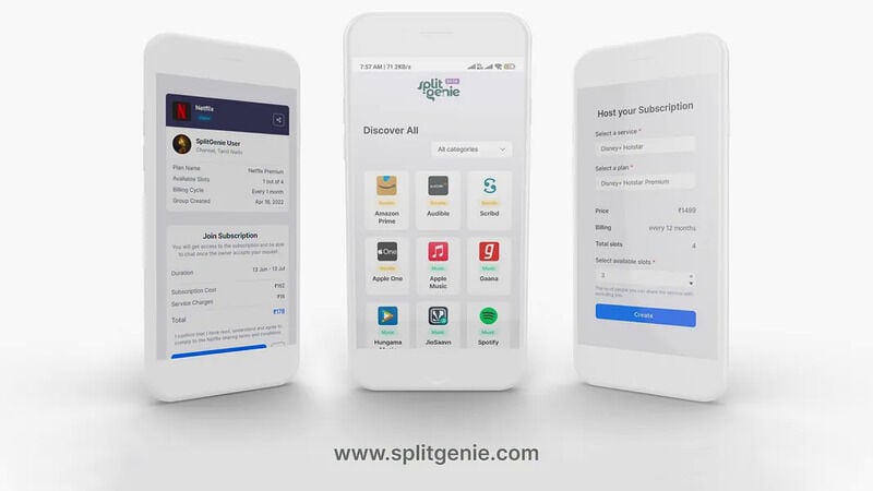 Cost-Splitting Subscription Platforms