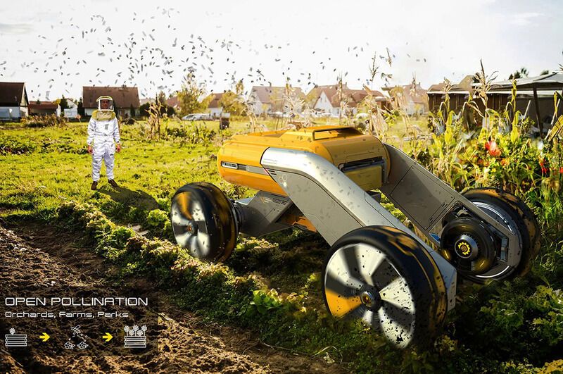 AI-Powered Beehive Farming Vehicles