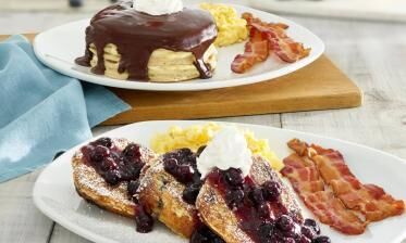 Cake-Inspired Pancake Stacks