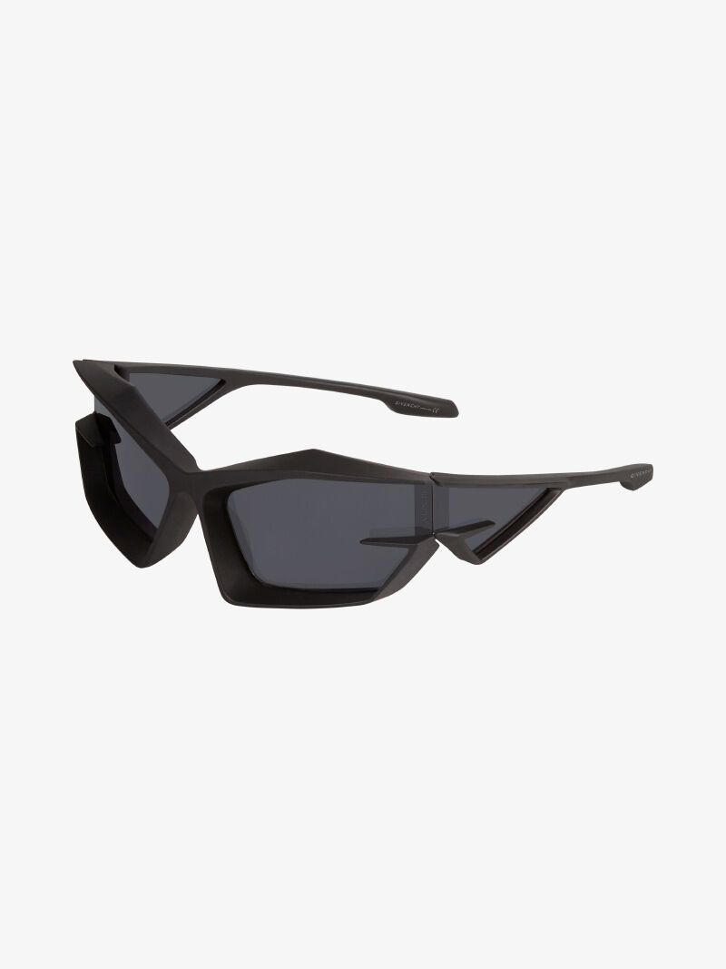 Angular Wrap-Around Sunglasses