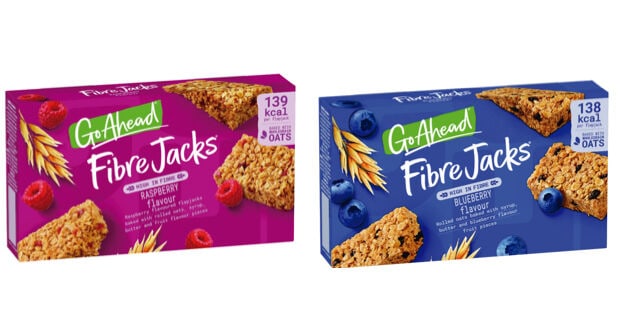 Fruity High-Fiber Flapjack Snacks