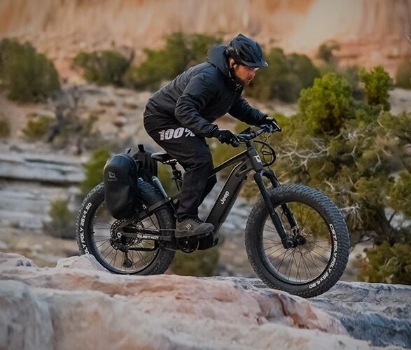 Rugged Car-Branded Electric Bikes