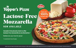 Lactose-Free Mozzarella Pizzas