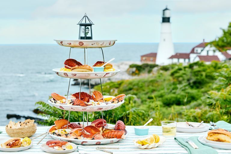 Lighthouse-Inspired Seafood Towers