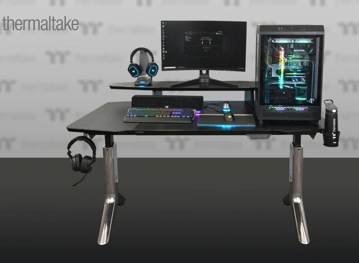 tiered gaming desk