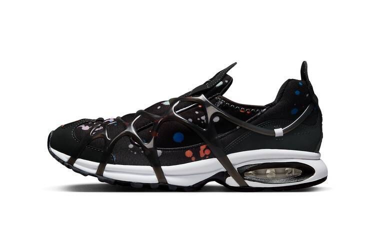 Splattered Dark-Tonal Sneakers