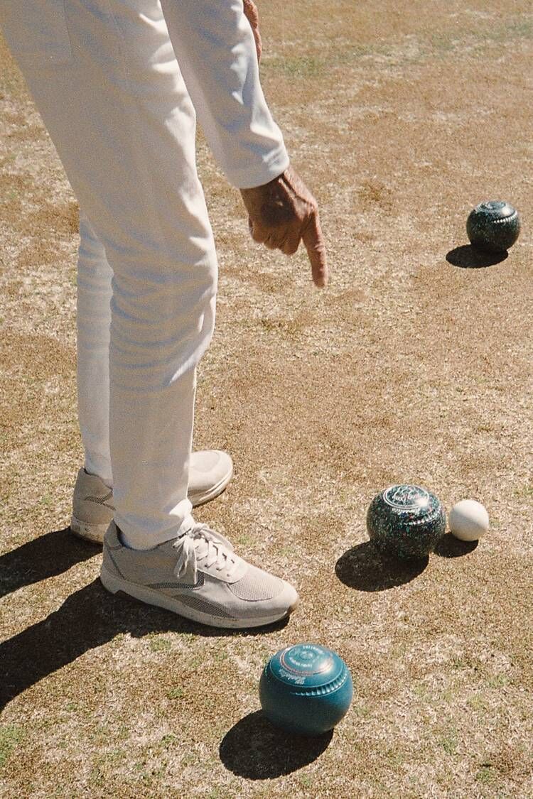 Bowling-Themed Sleek Footwear
